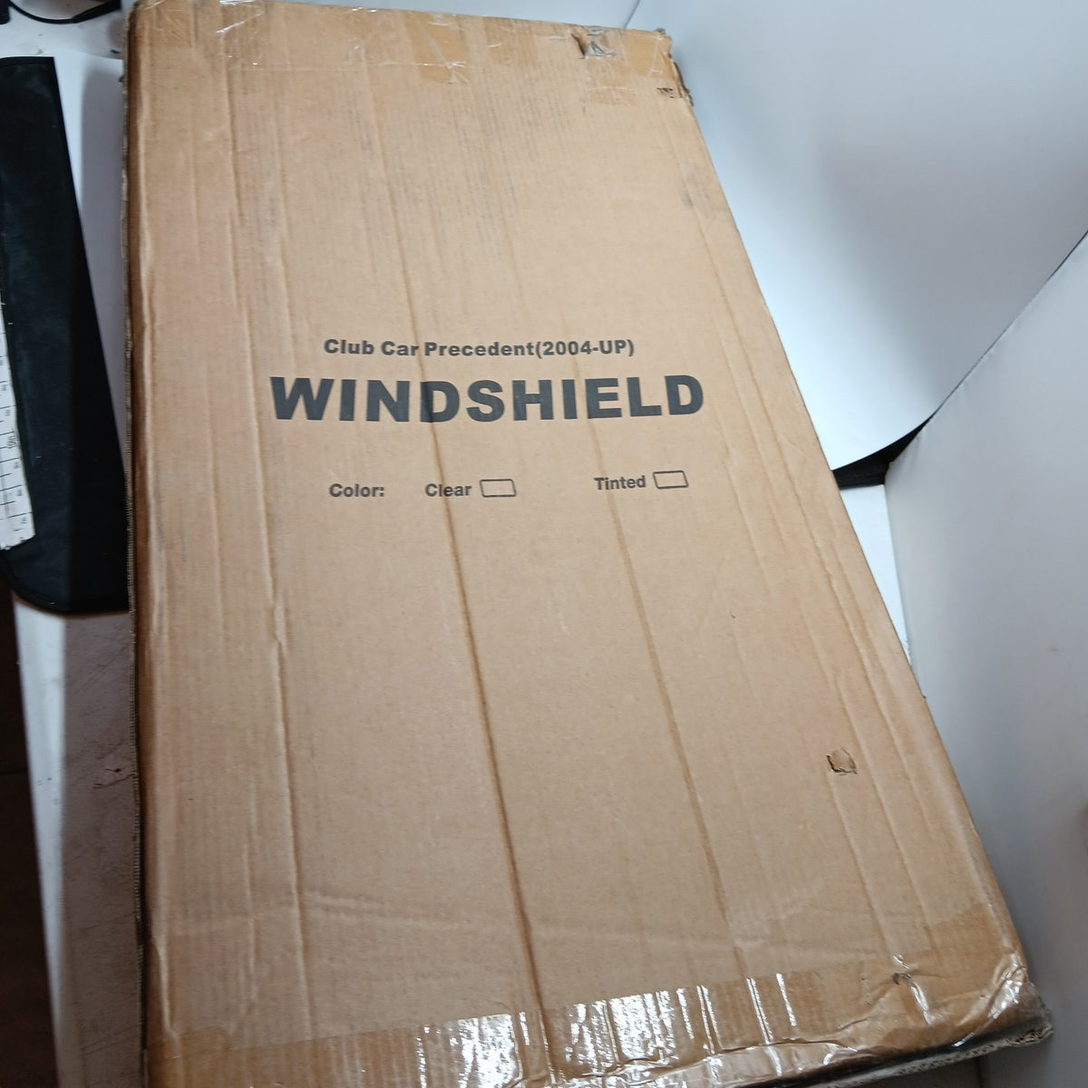 Clear Fold Windshield for Club Car Precedent Golf Cart 2004-2014 Replacement