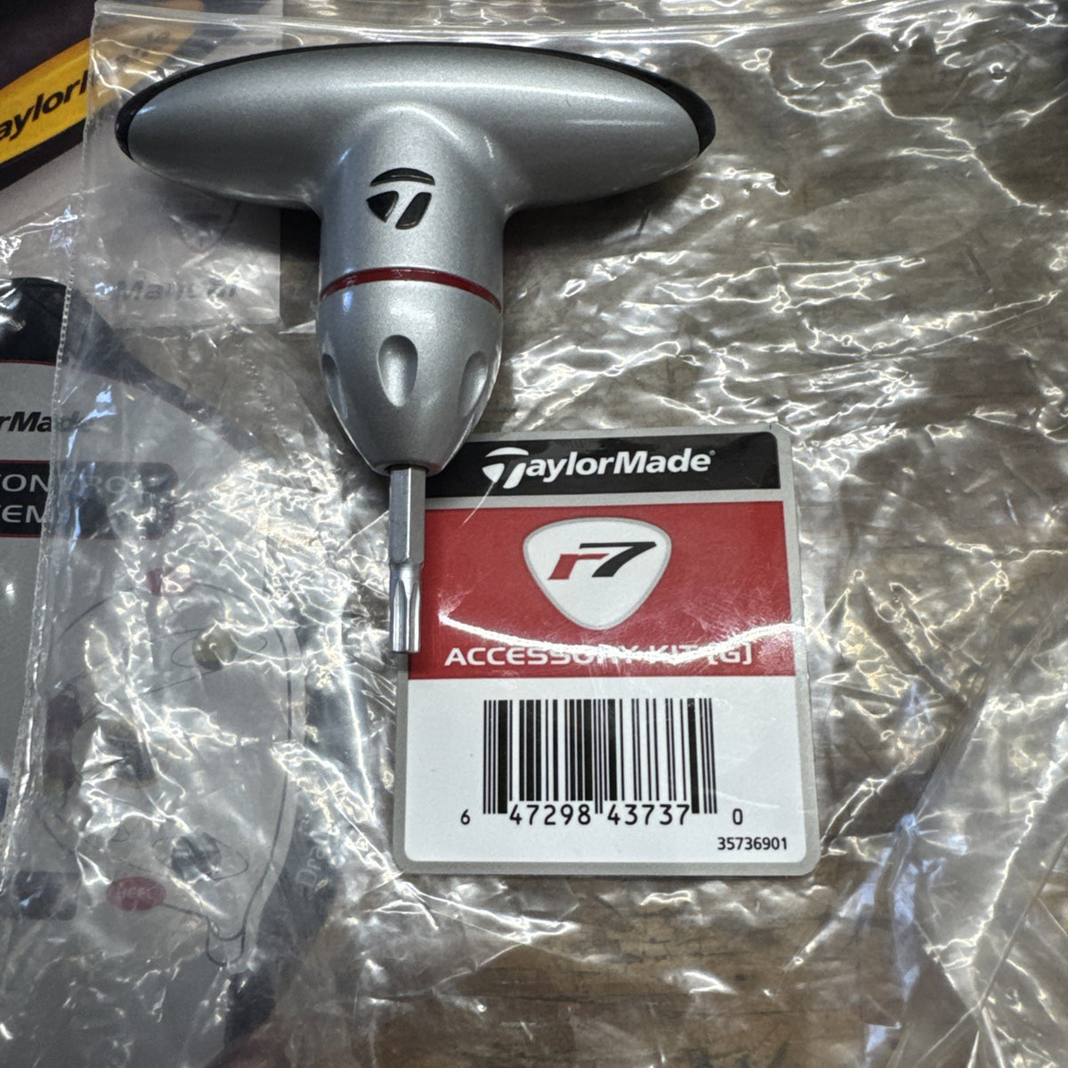 TaylorMade R7 Launch Control System Wheel With Tool & Bag