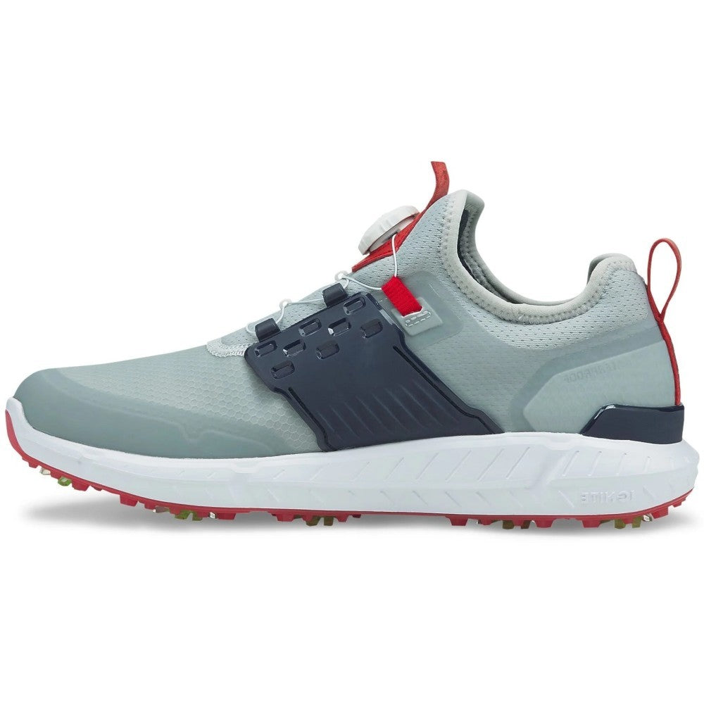 Men's Disc Golf Shoes - Puma Ignite Articulate - Size 8.5M, Silver/Navy