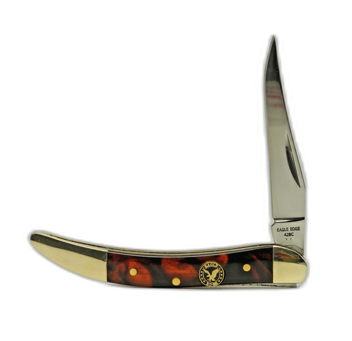 Traditional Pocket Knife with Single Blade - 3in Toothpick Style, Multiple Colors