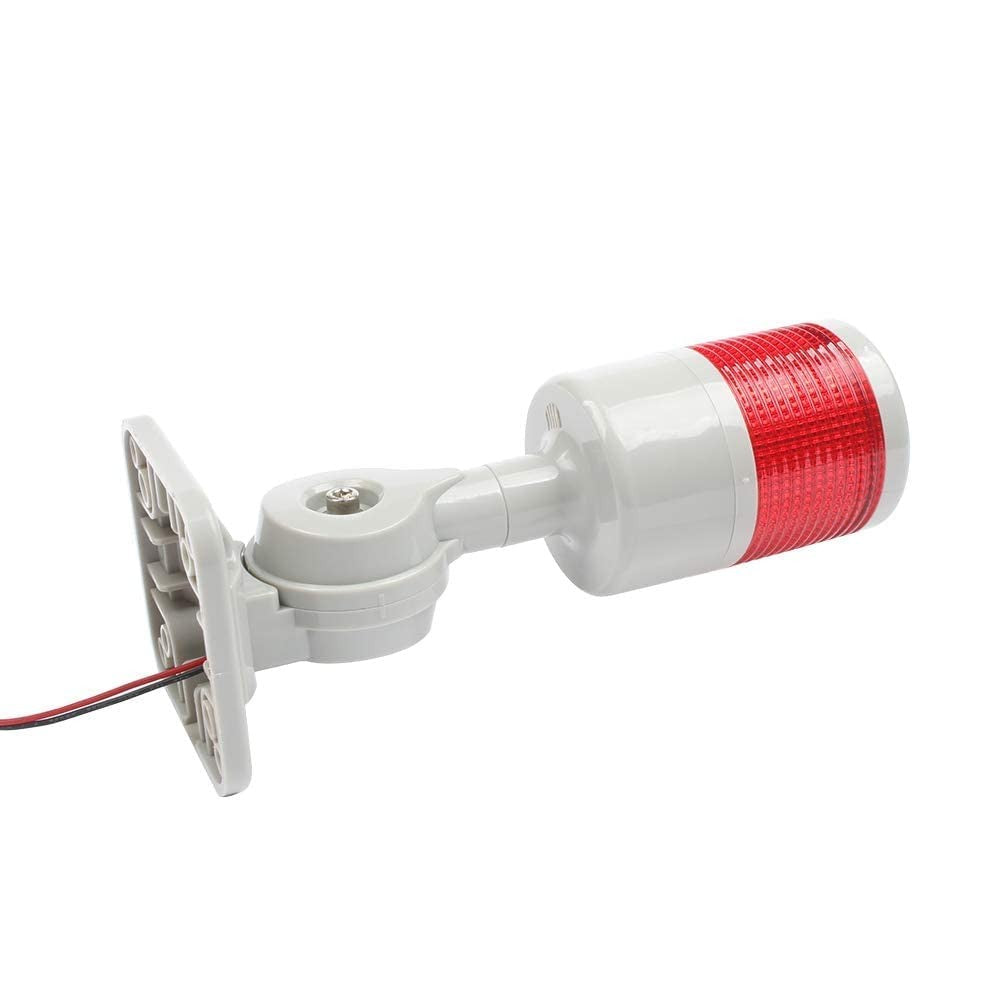 Industrial Signal Tower Stack Lights with Warning and Rotatable Base - 110V/220V LED
