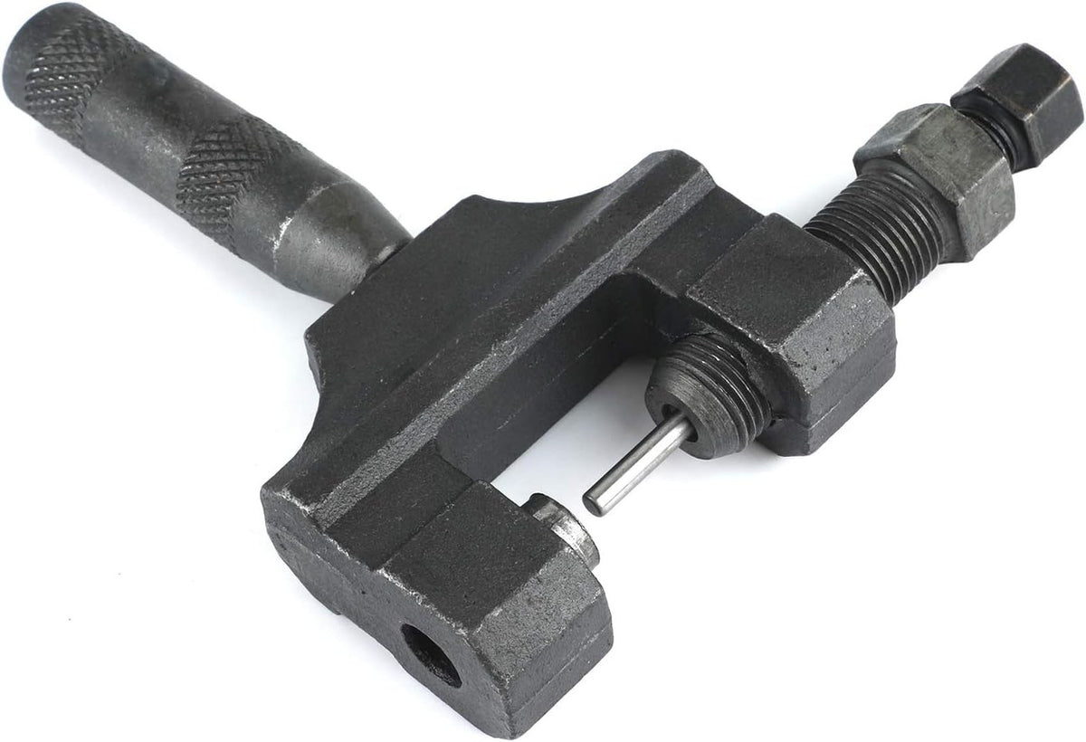 Heavy-Duty Motorcycle Chain Breaker Tool for 420-530 Chains - Universal Bike & ATV Maintenance