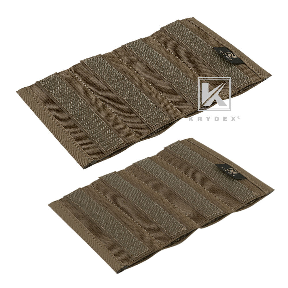 Tactical Elastic Magazine Pouch Fits 4 Pistol 9mm Magazines Hook & Loop