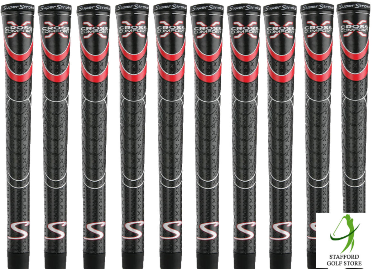 Golf Grip Set - Super Stroke Cross Comfort Undersize, Standard, Midsize & Jumbo