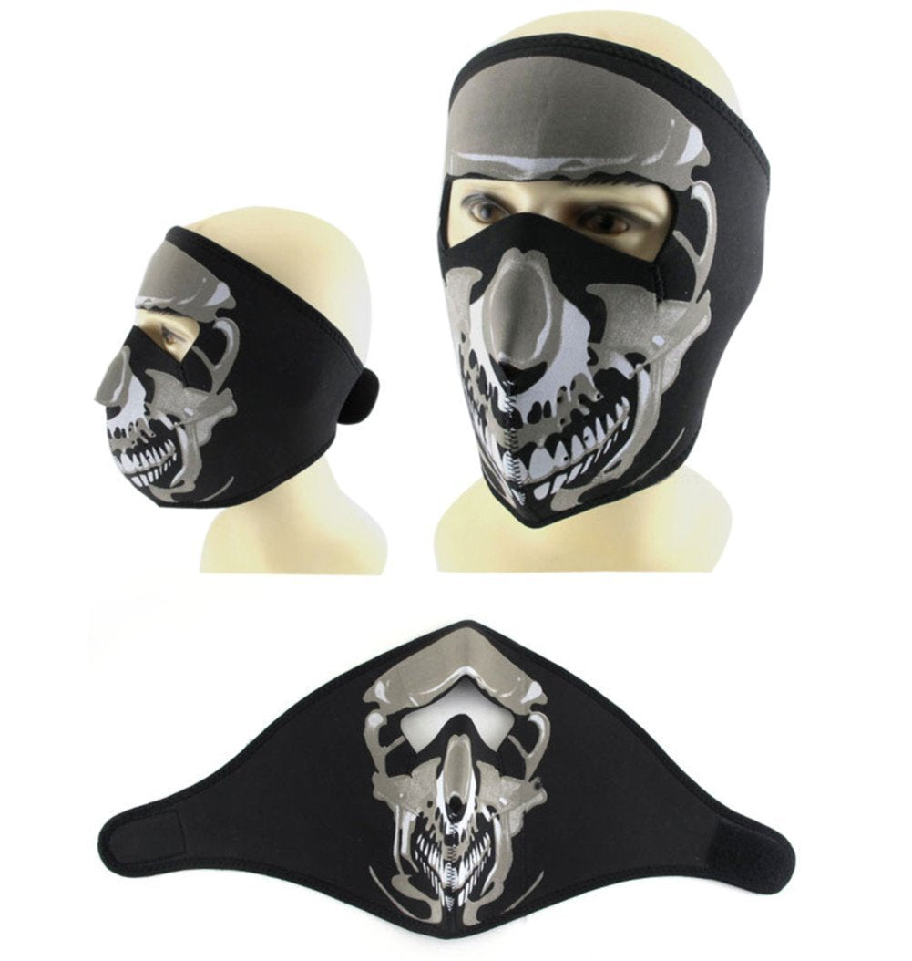 Neoprene Face Mask for Cycling Motorcycle Skiing with Character Pattern
