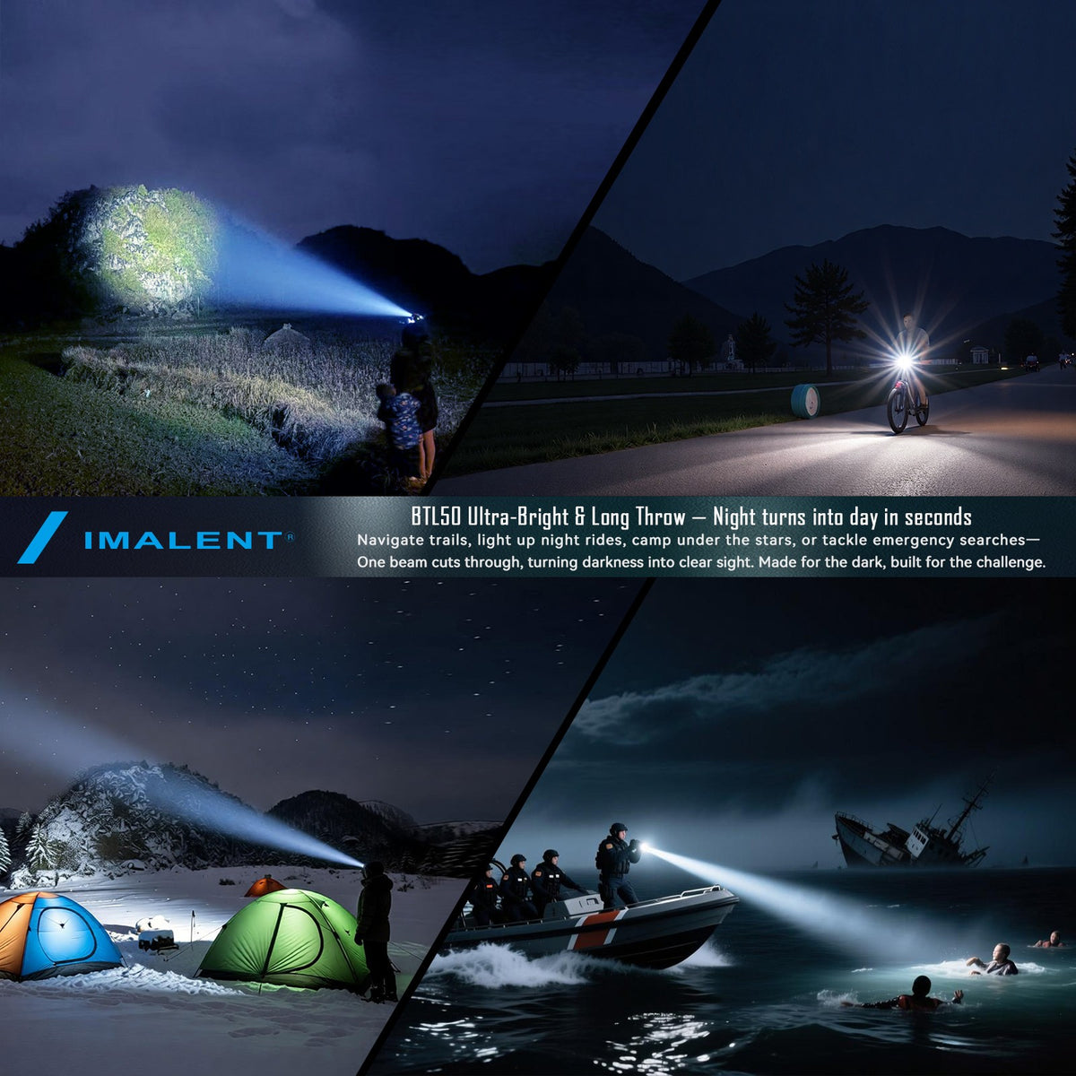Rechargeable LED Tactical Flashlight 3000 Lumens Zoomable Waterproof