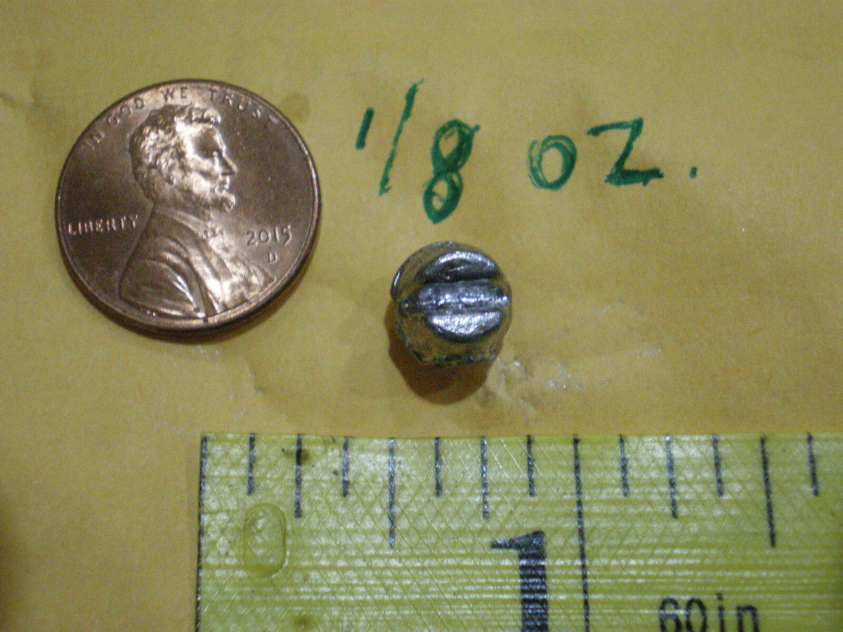 100 Pcs Removable Split Shot Sinkers 1/8 & 1/4 Oz Fishing Tackle