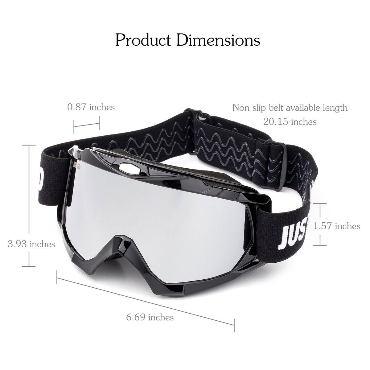 Dual-Layer Anti-Fog Ski Goggles with UV Protection for Snowboarding and Skiing