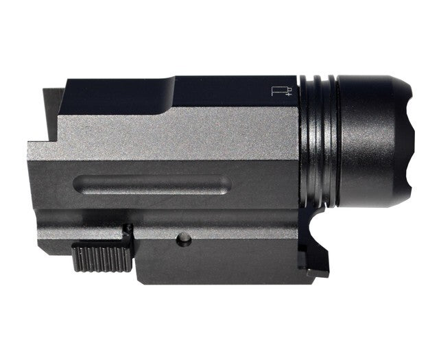 LED Tactical Flashlight with Rail Mount, 160 Lumens, 5 Modes, Battery Included