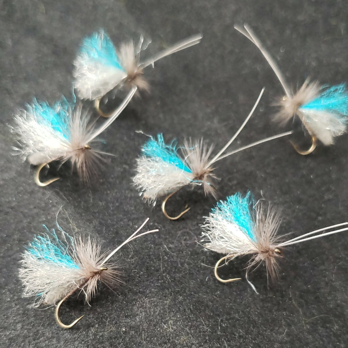 Fly Fishing Flies - Size 18 Gray Caddis Slick Water Artificial Baits