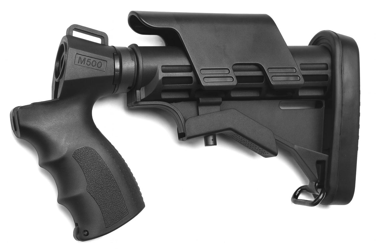 Maverick 88 12-Gauge Shotgun Rear Grip with Buttpad - Black Polymer
