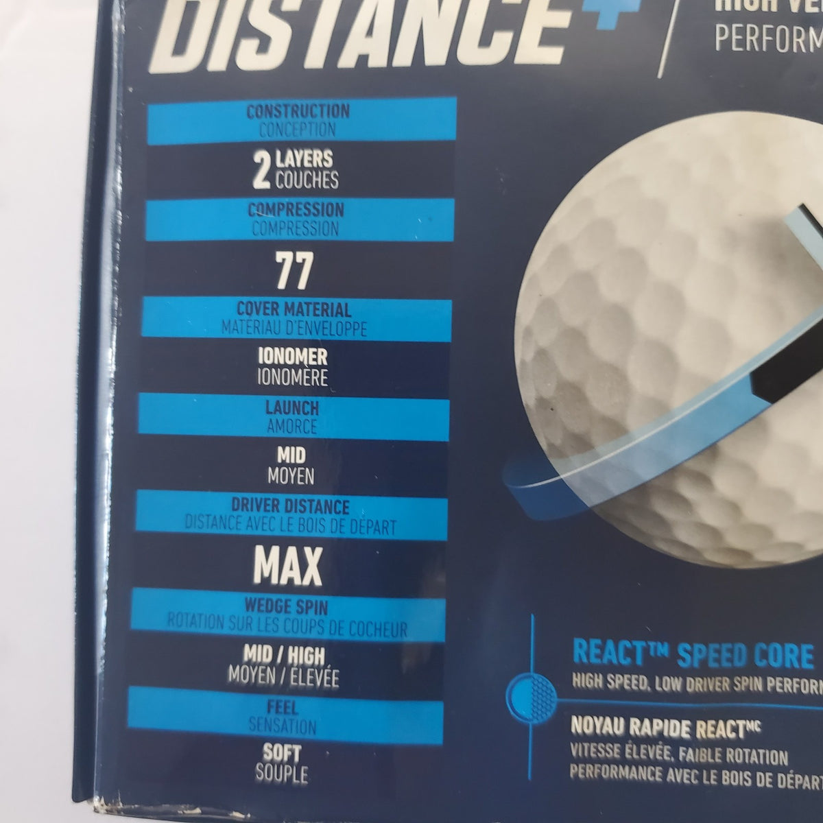 TaylorMade Distance Plus Golf Balls 12 Pack | New Premium Golf Balls
