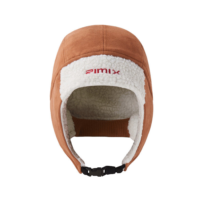 Unisex Warm Ski Helmet Liner Hat with Ear Flaps - Winter Sports Cap for Men Women