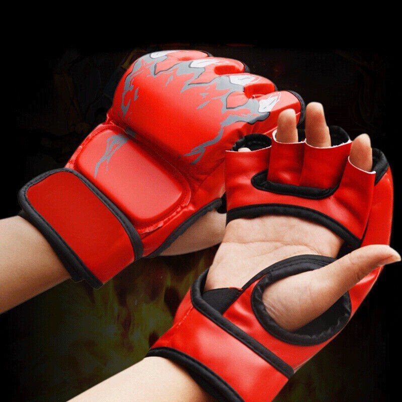 Boxing Gloves MMA Kickboxing Sparring Punching Bag Training Gear