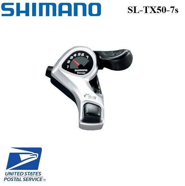 7-Speed Bicycle Thumb Shifter for Mountain Bikes with Optical Gear Display