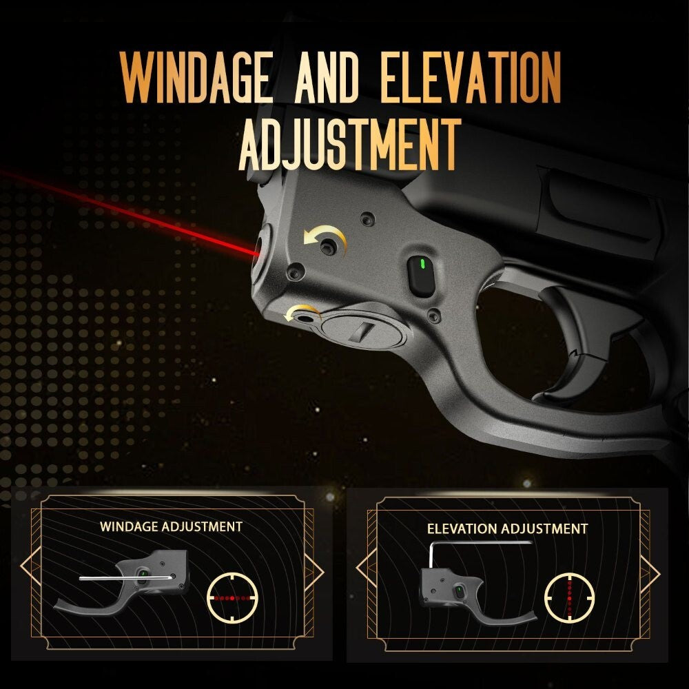 Red Laser Gun Sight for S&W M&P Shield 9mm/.40 Pistol - Tactical Scorpion Gear