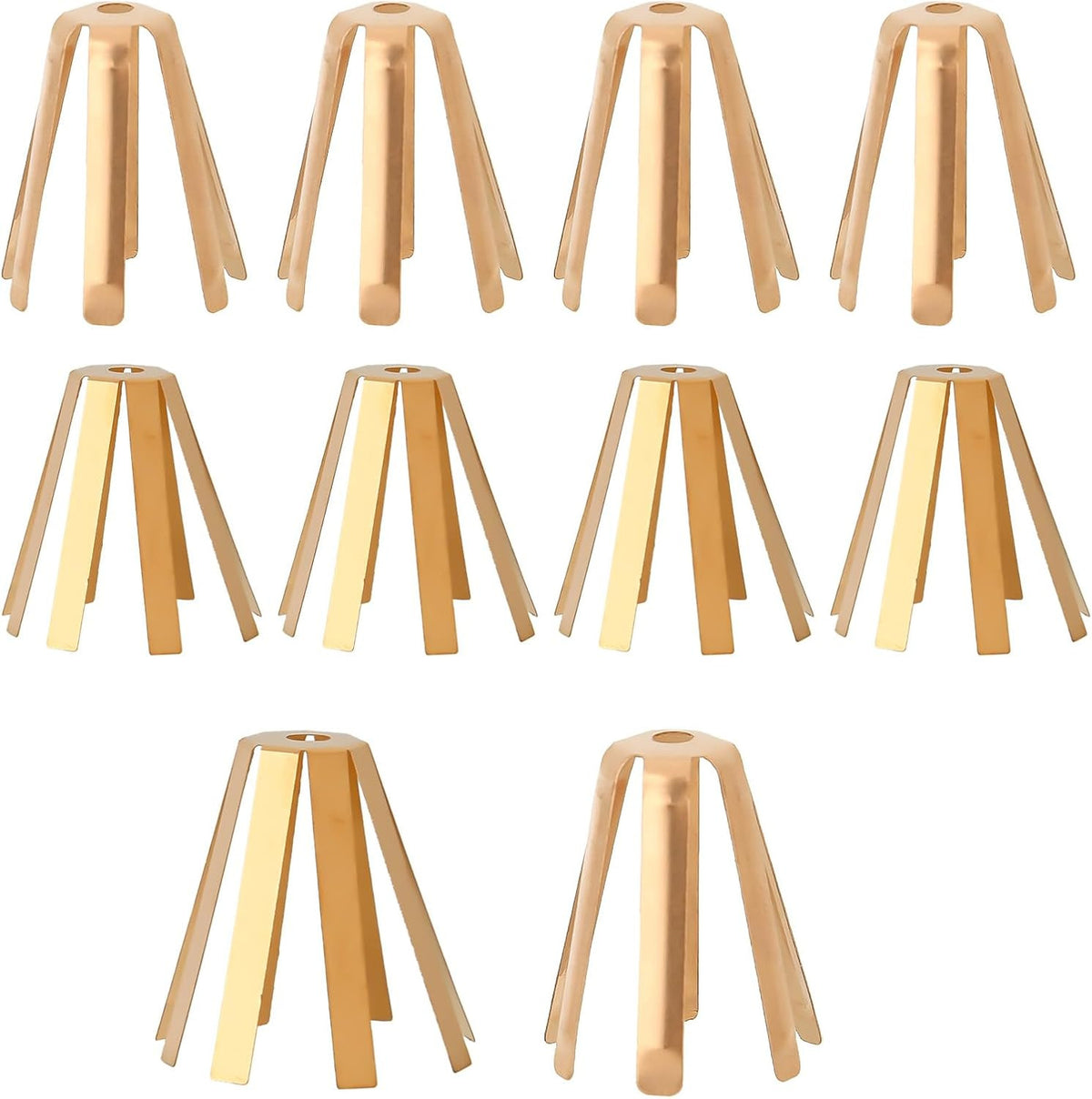 Universal Brass Golf Shaft Adapter Shims for .335 .350 .355 .370 Iron Shafts – 10 Pack
