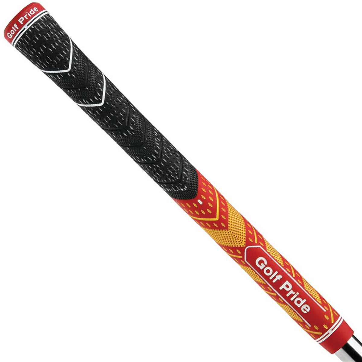 Golf Pride MCC Plus 4 Teams Golf Grips Set - Red & Yellow, Midsize & Standard Sizes