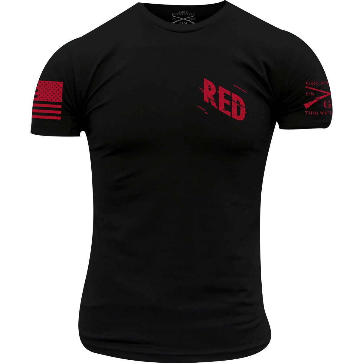 R.E.D. Movement T-Shirt Small Black Athletic Tee