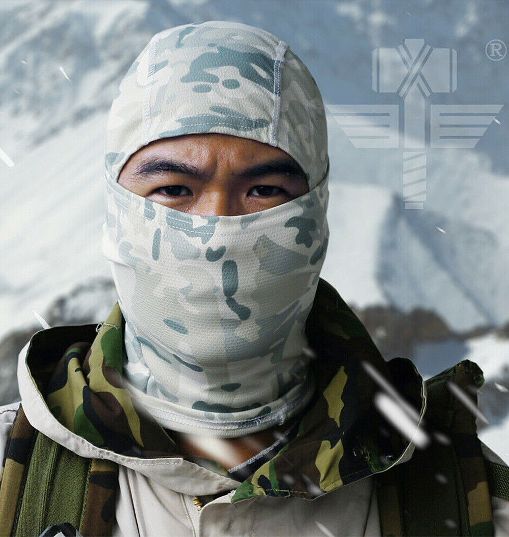 Windproof Tactical Balaclava Hood for Outdoor Sports and Military Use