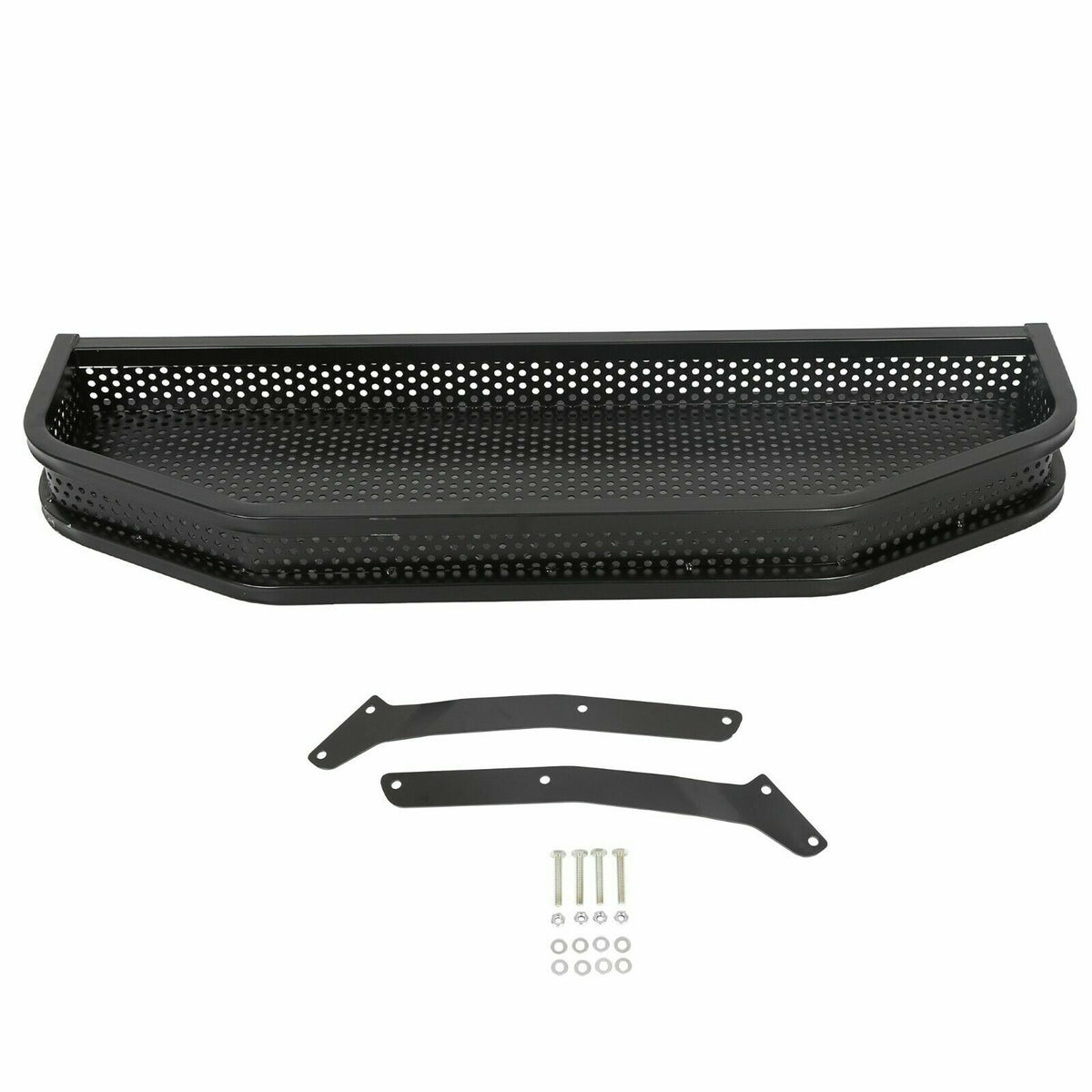 Heavy Duty Front Cargo Basket for EZGO TXT Golf Cart with Mounting Brackets