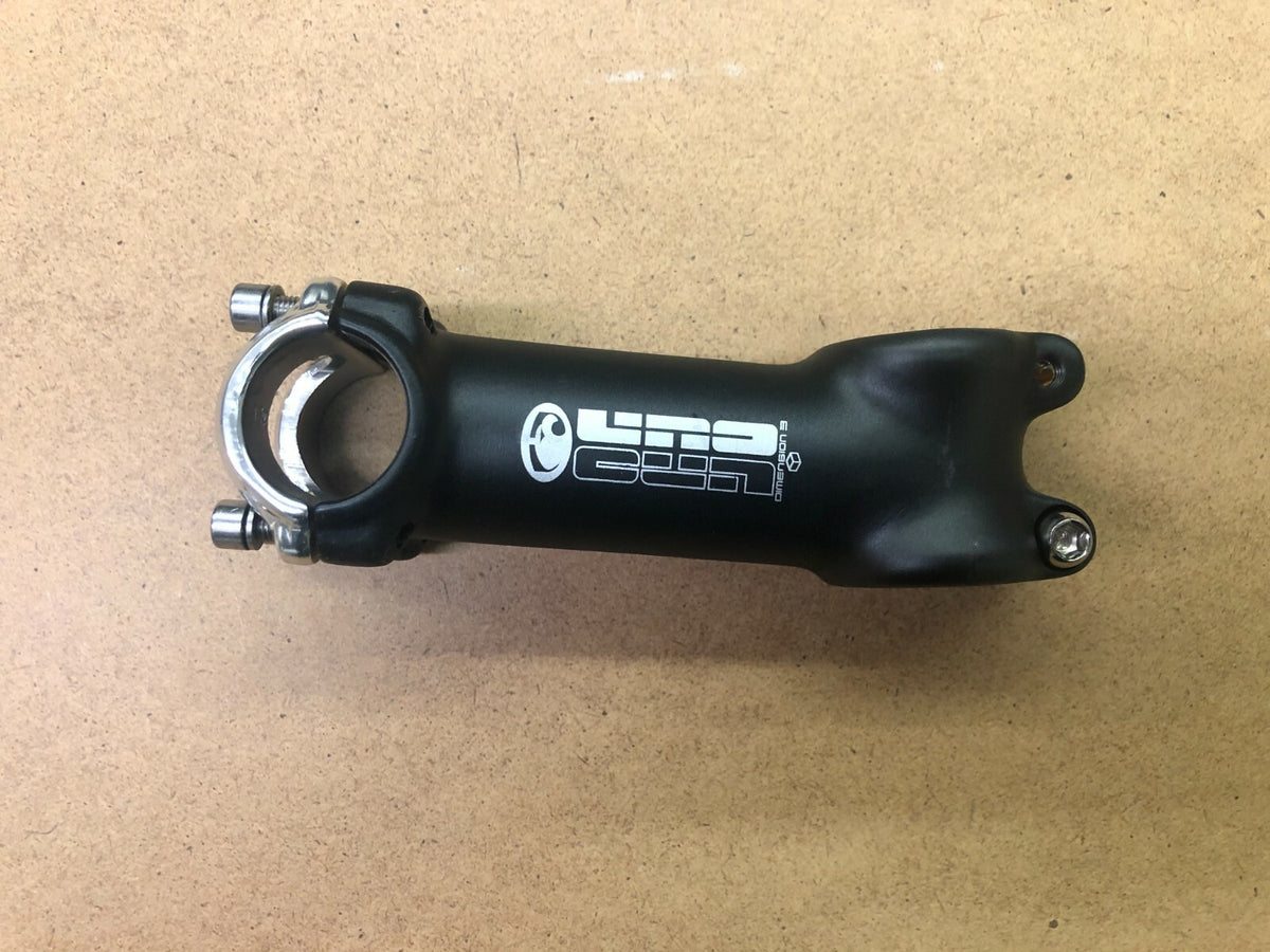 Aluminum Bicycle Ahead Stem 1-1/8" 28.6mm 7° Rise Matte Black - Multiple Lengths
