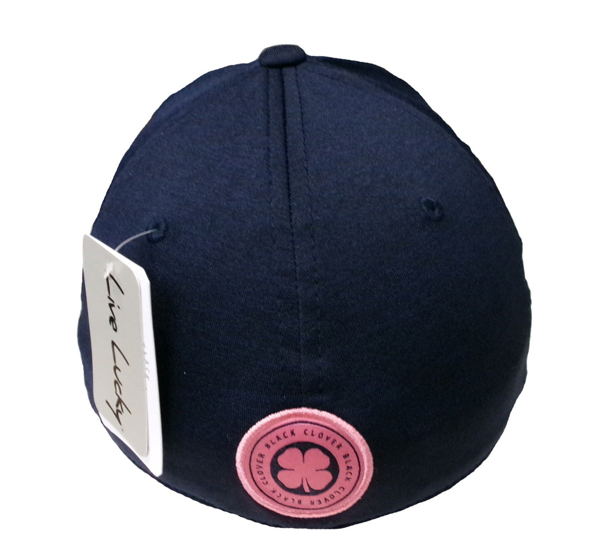 Black Clover Heather Rose Navy Fitted Golf Hat Large XL Cap