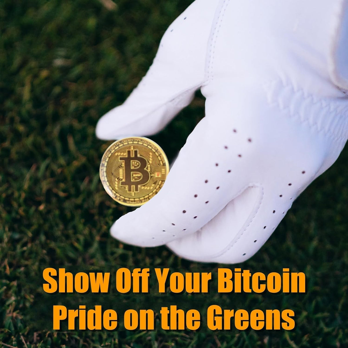 Bitcoin Golf Ball Markers Value Pack - Magnetic Hat Clip Accessories, 3 Pieces