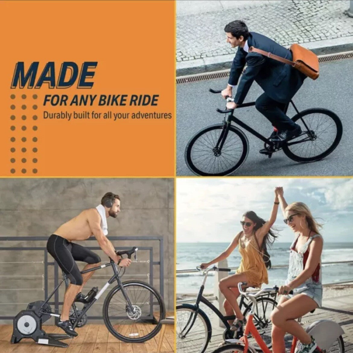 Oversized Bike Seat with Elastomer Springs for Comfort - Universal Fit