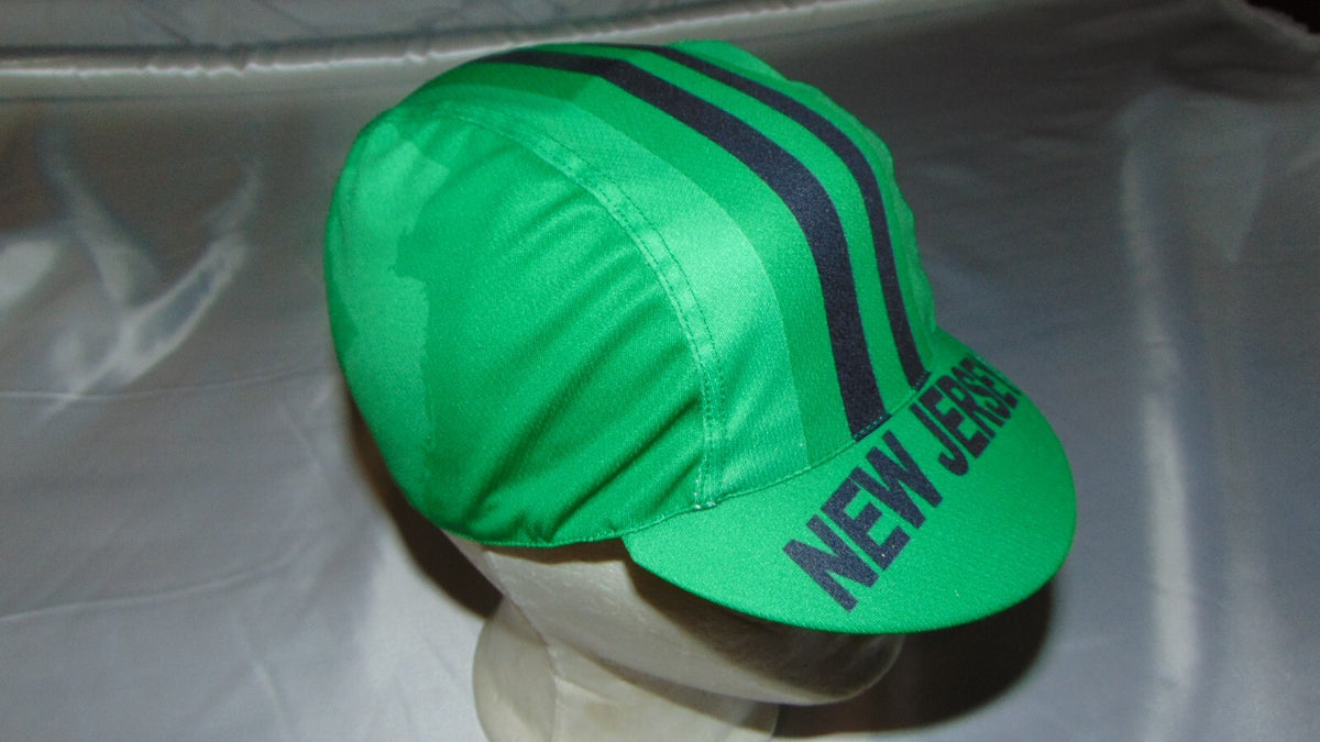 Cycling Cap for Pista Fixed Gear Biking - Jersey NJ Sublimated UV Protection