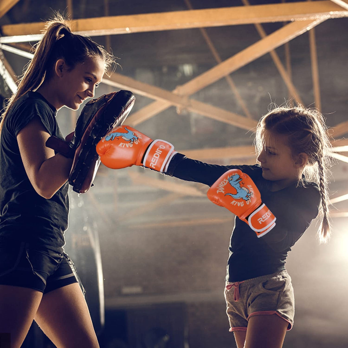 Kids Boxing Gloves for Youth Training & Sparring - 4 & 6 OZ