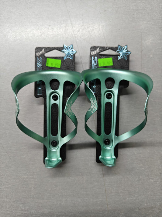 Supacaz Fly Bicycle Cage Set - Alloy Celeste Green 2-Pack
