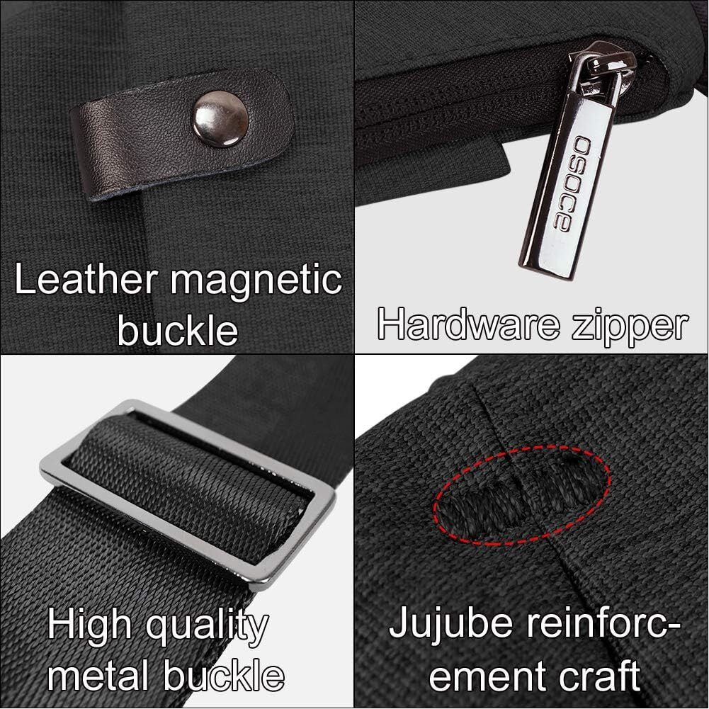 Lightweight Anti-Theft Crossbody Sling Bag for Women Men - Water-Resistant