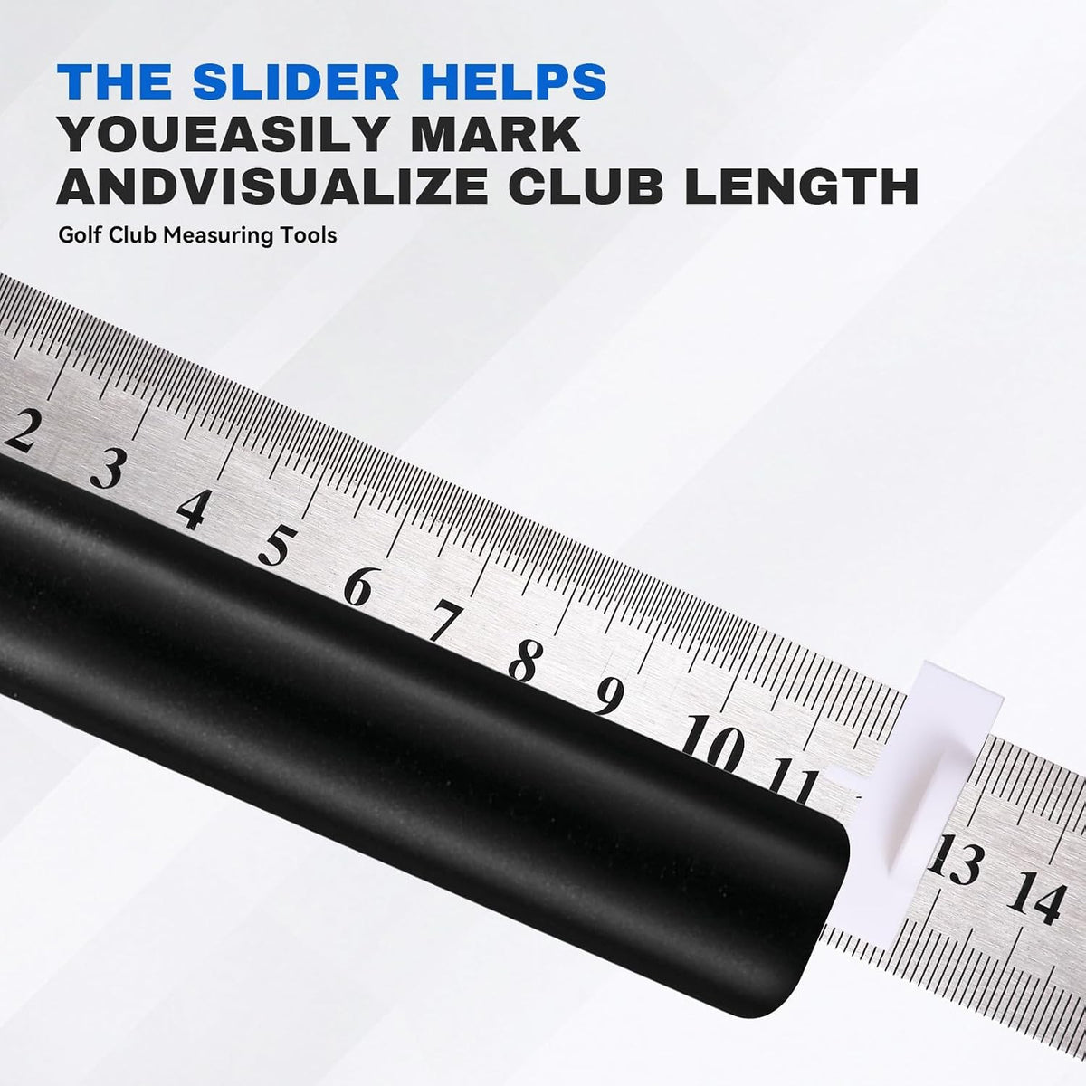 Golf Club Ruler - Length Measurement & Swing Weight Fitting Tool