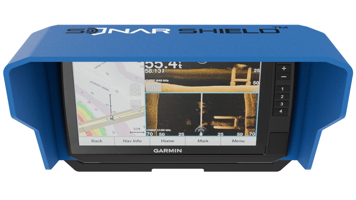 Sonar Shield Visor for Garmin ECHOMAP UHD 93sv - Glare & Reflection Blocker