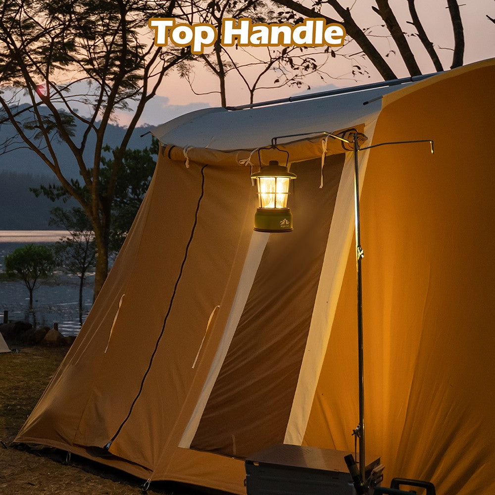 Portable LED Camping Light with 360° Panoramic & Dual-Mode Illumination