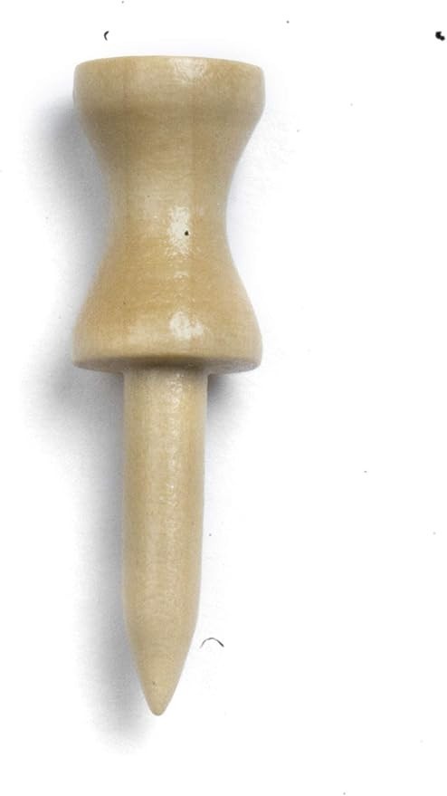 Wooden Golf Tees 1.5 Inch Pack of 100 - High-Quality Step Down Tees for Consistent Tee Height