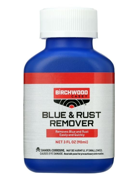 Rust and Blue Remover Liquid - 3 fl oz Bottle for Guns & Tools