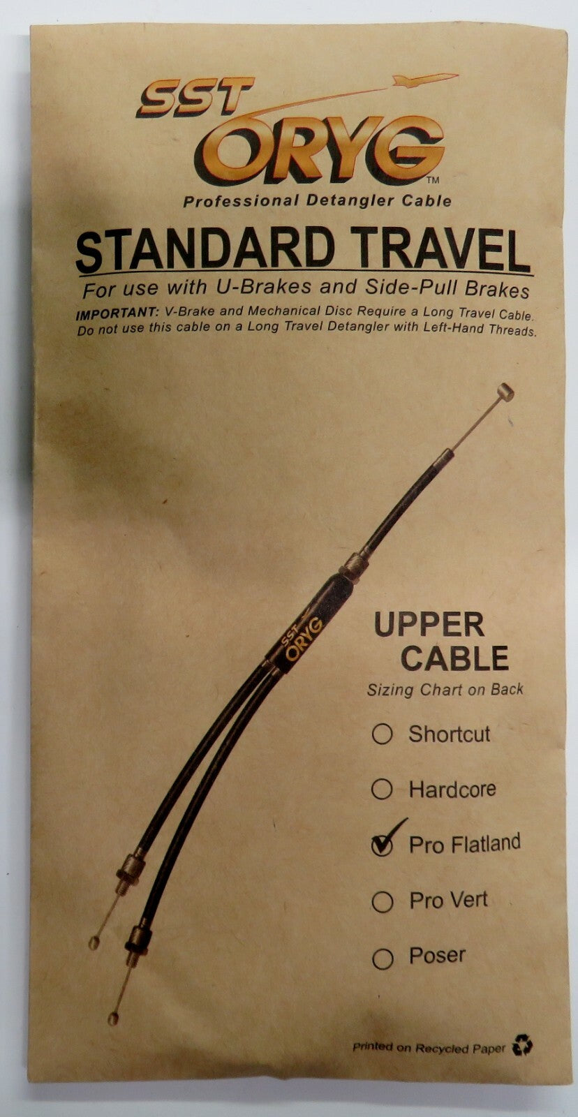 BMX Bike Brake Rotor Cables Set - Universal Detangler & Lower Variants