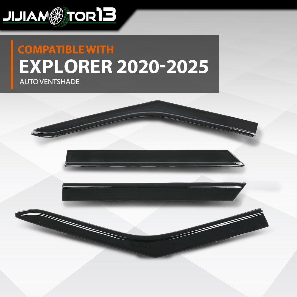 Rain Guards Visors Shield Out-Channel Fit for Ford Explorer 2020-2025