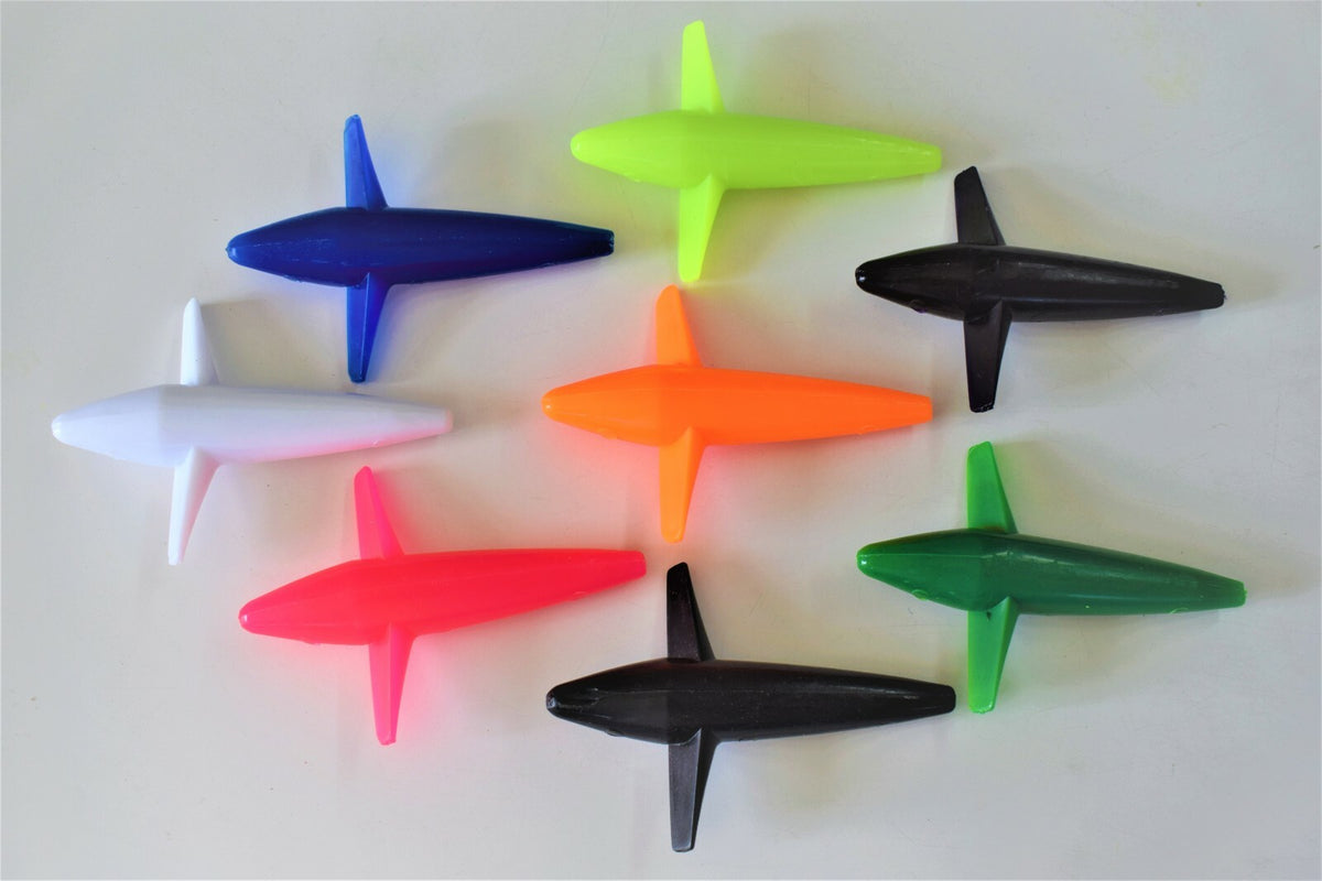 Unrigged Saltwater Fish Lures Set - 2-50 Pieces 5-Inch Trolling Bird Teasers