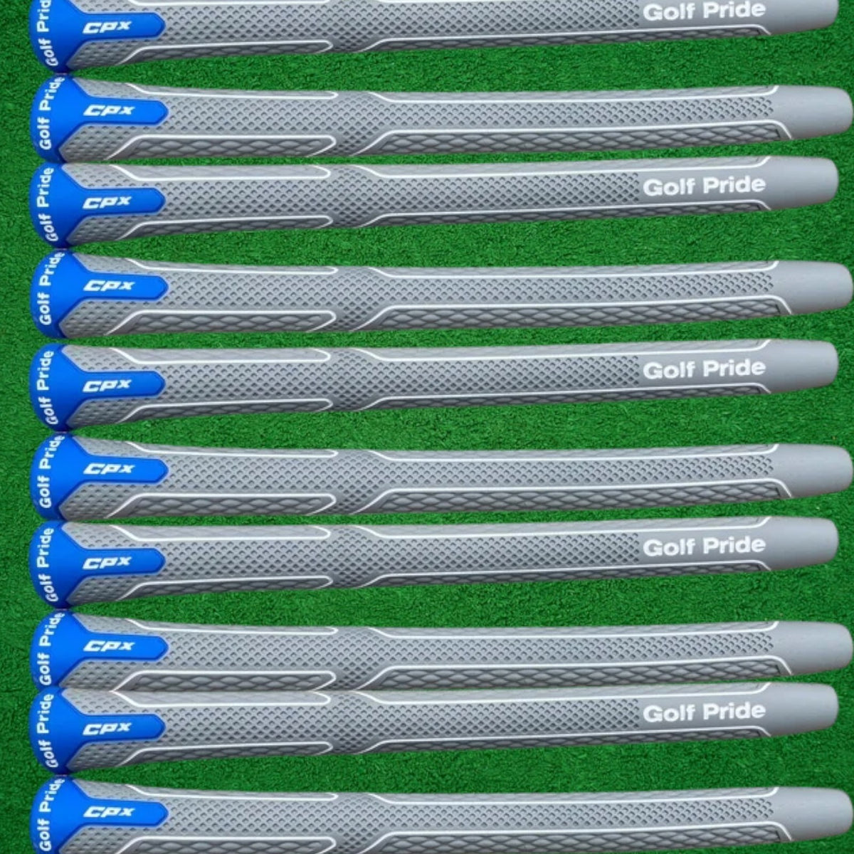 Golf Pride CPX Golf Club Grips Midsize Jumbo & Undersize Blue Gray