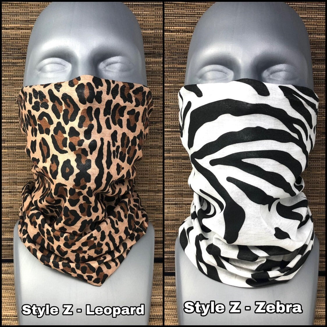 Unisex Multi-Functional Face Mask Gaiter Balaclava Neck Cover for Motorcycle & Outdoors