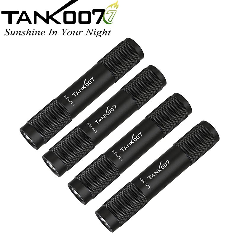 Longwave UV Black Light Flashlight for Mineral Rock Hunting - 1-5x Zoom