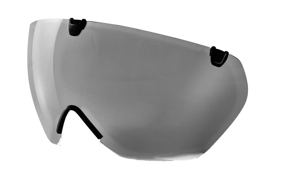 Cycling Helmet Eye Shield Silver Mirror - Magnetic Removable Visor