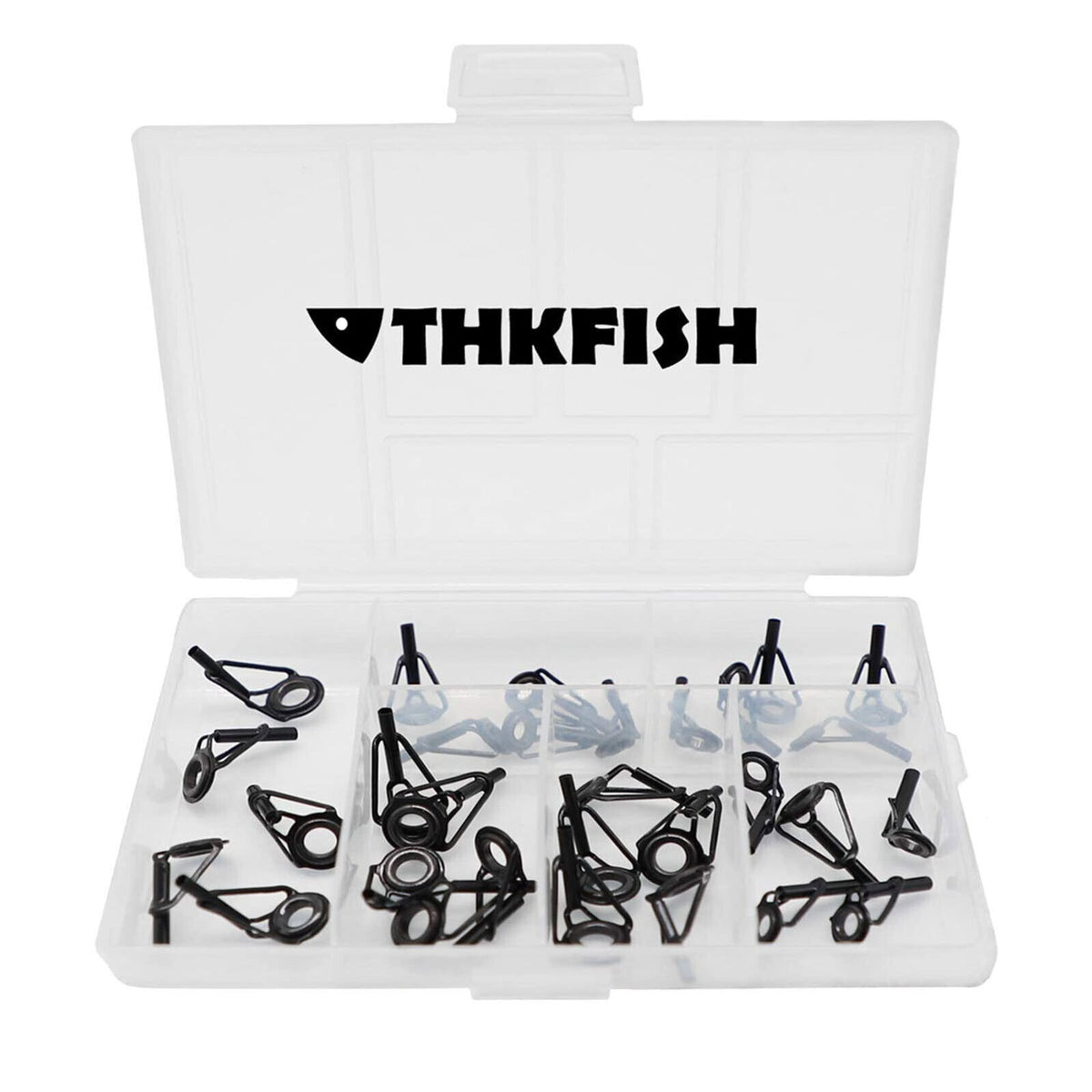 30PCS Fishing Rod Tip Repair Kit - Replacement Top Guides for All Sizes