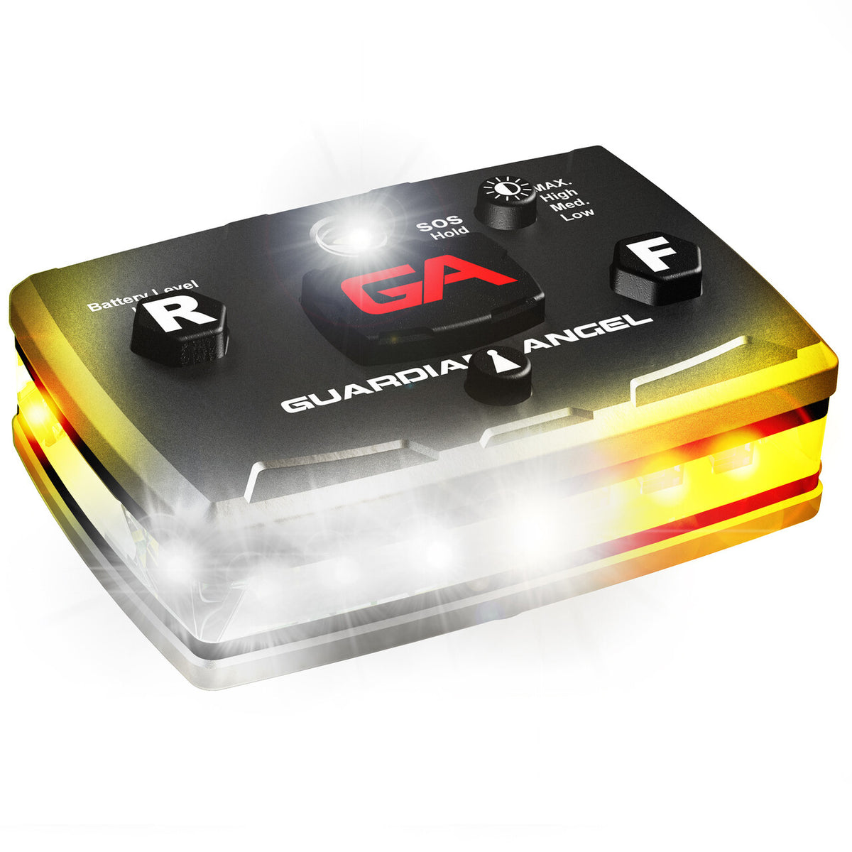 Wearable Safety Light with Long Range Visibility and Rechargeable Battery