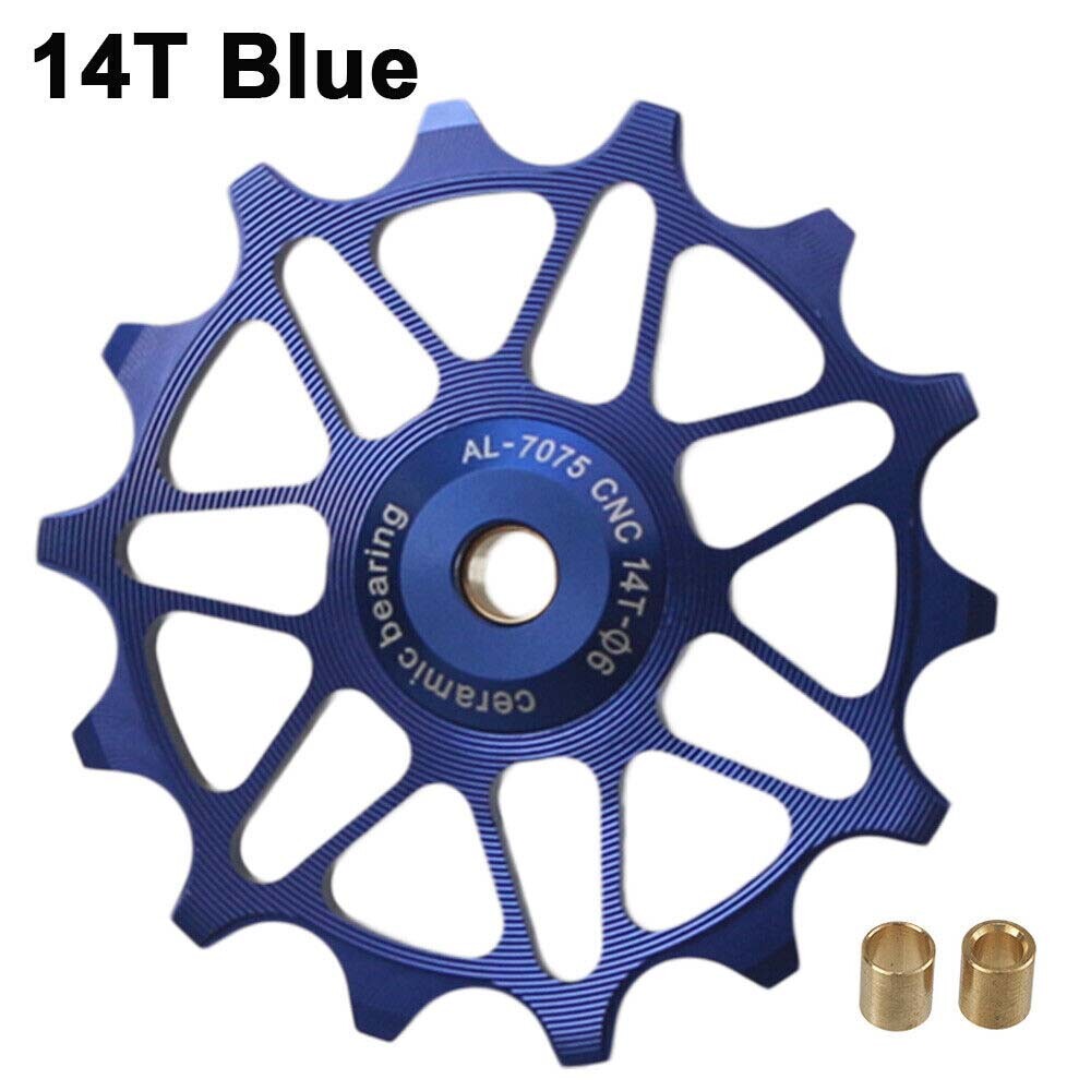 Bike Rear Derailleur Pulley 12T 14T Ceramic Bearing Guide Wheel Parts