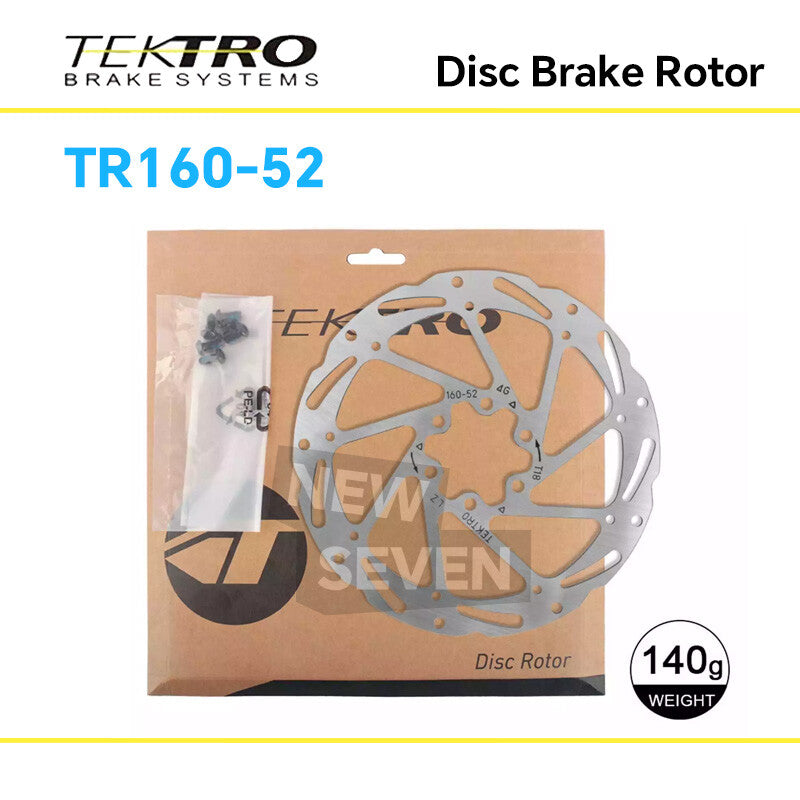 High-Strength Stainless Steel Bicycle Disc Brake Rotor - Multiple Sizes, Center Lock