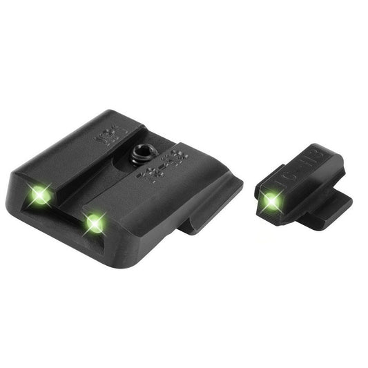 Truglo Tritium Night Sights for S&W M&P Shield SD9 SD40 Green Front & Rear